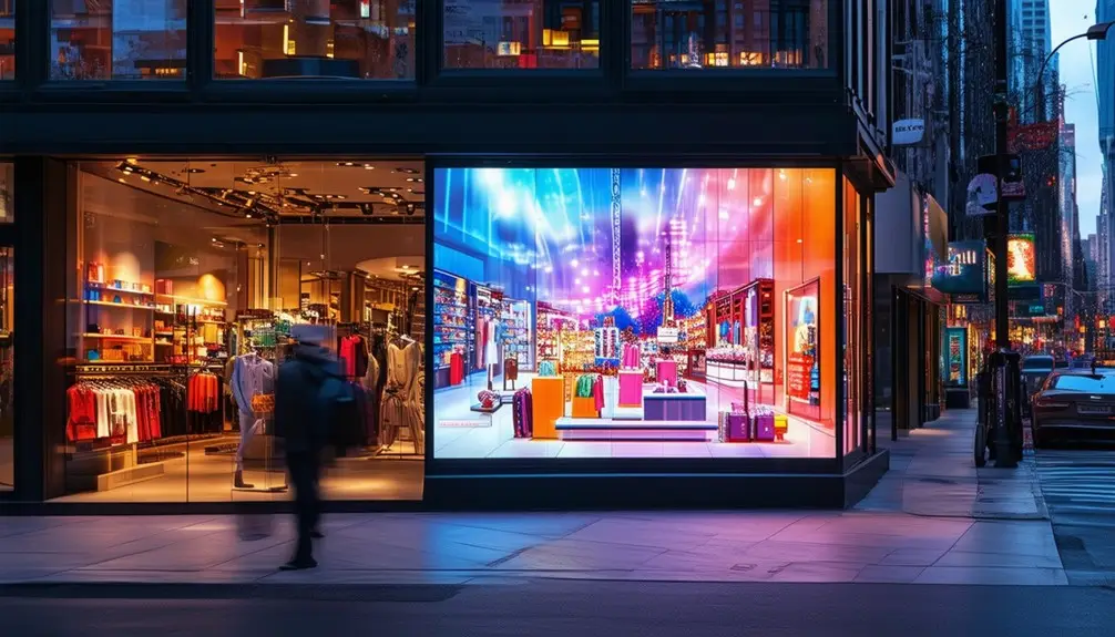 Large LED Displays for Retail Windows 9 advanced display technology features