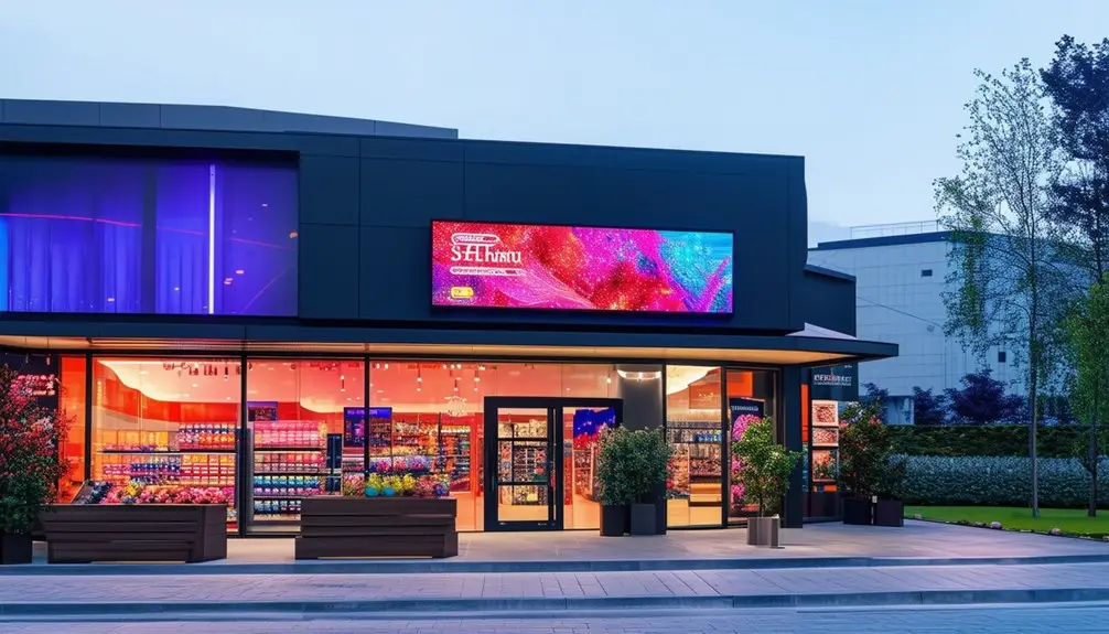 Outdoor LED Signs for Retail Shops 2 details on technical specifications
