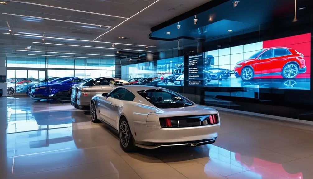 digital car inventory displays