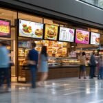 digital menu boards in retail