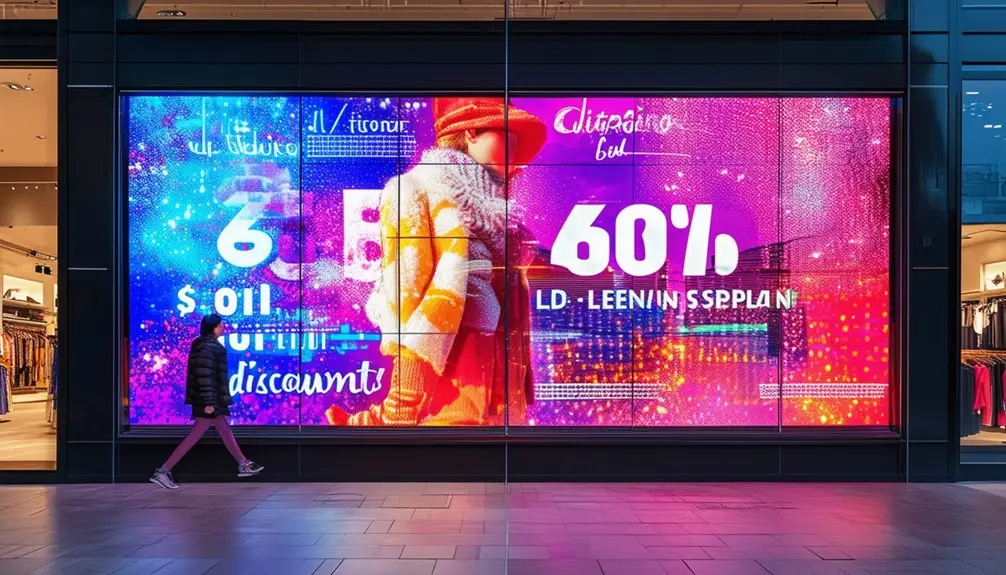 Large LED Displays for Retail Windows 3 engaging live audience experiences