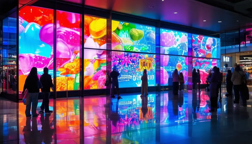 Large LED Displays for Retail Windows 2 engaging retail customer experience
