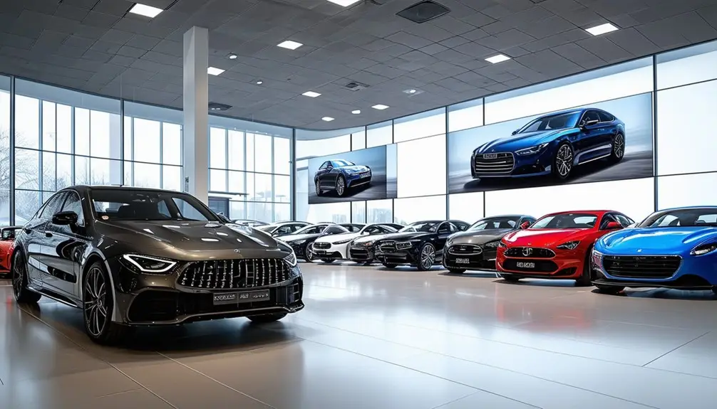 Car Dealership Electronic Inventory Screens 1 enhancing communication with signage