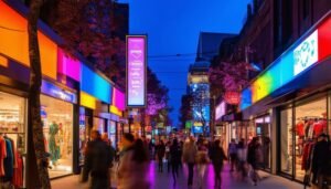 Features 16 eye catching led signs