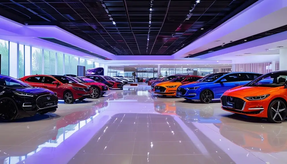 modern car showroom design