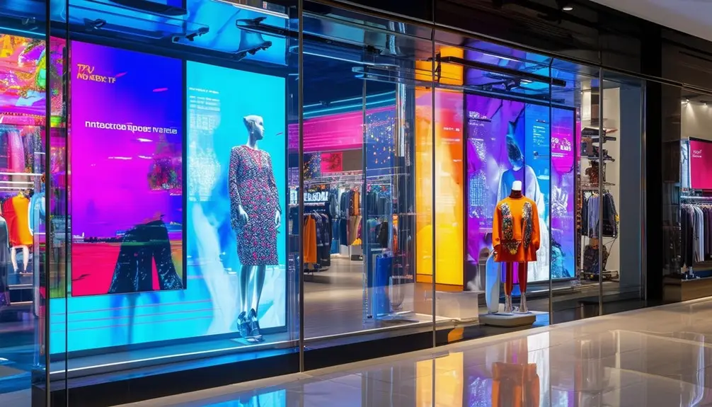 modern retail window displays