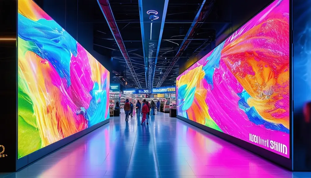 LED Advertising Panels for Retail Chains 2 strong visual elements featured