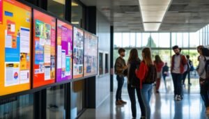 Digital Signs for College Campuses 24 campus event promotion boards