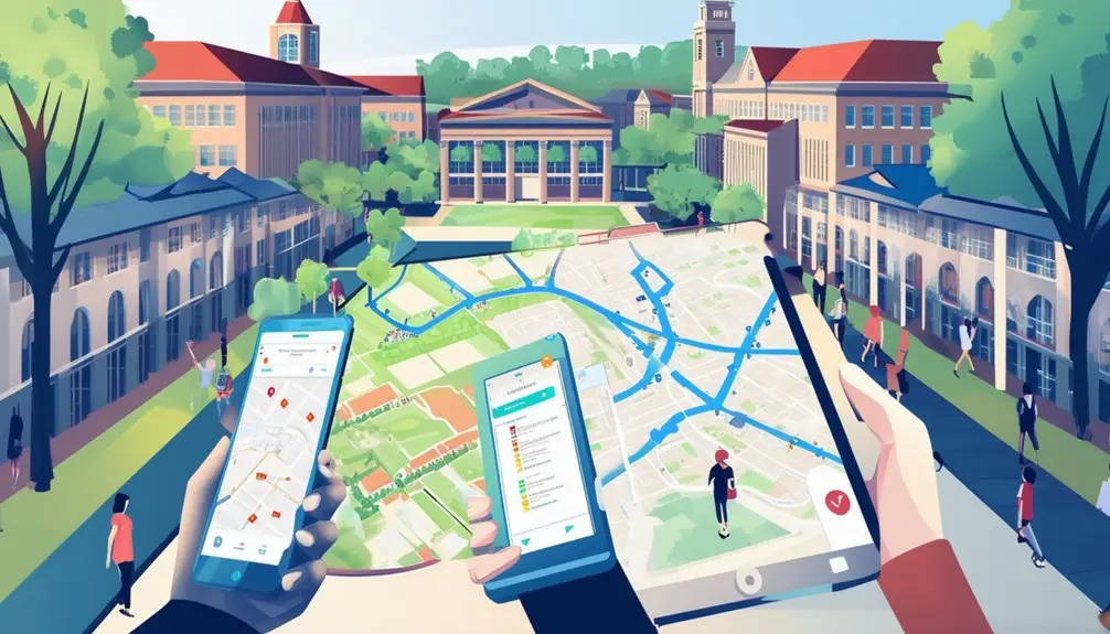 campus navigation technology development