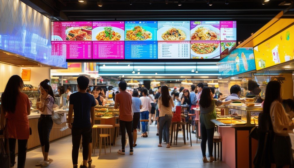 convenient food court technology