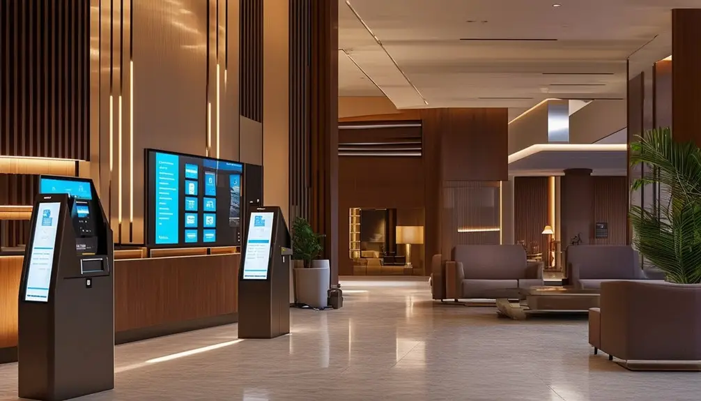 Touchscreen Room Signs for Hotels 4 convenient technology for customers