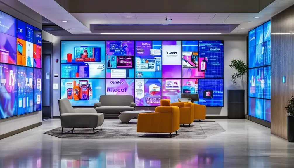 corporate branding through digital display