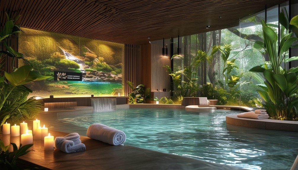 creating relaxing spa atmosphere