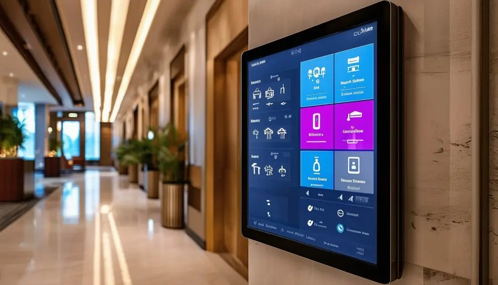 Digital Room Availability Signs for Hospitality 2 customizable digital display options