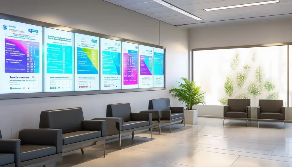 digital displays in clinics