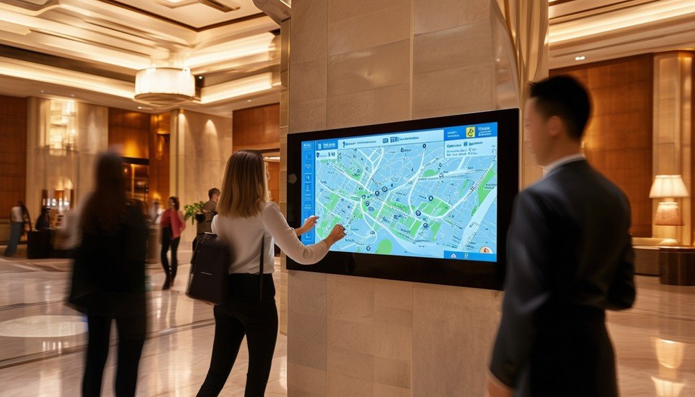 digital navigation for visitors