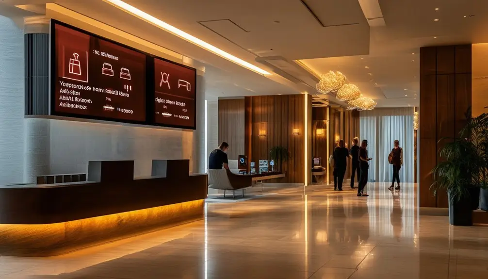 digital room availability display