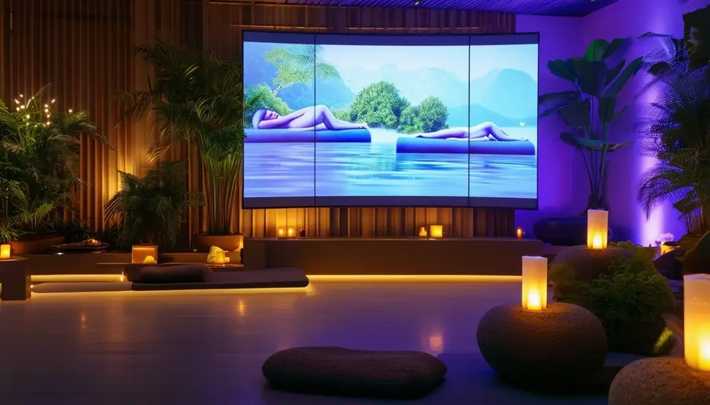 digital spa signage content