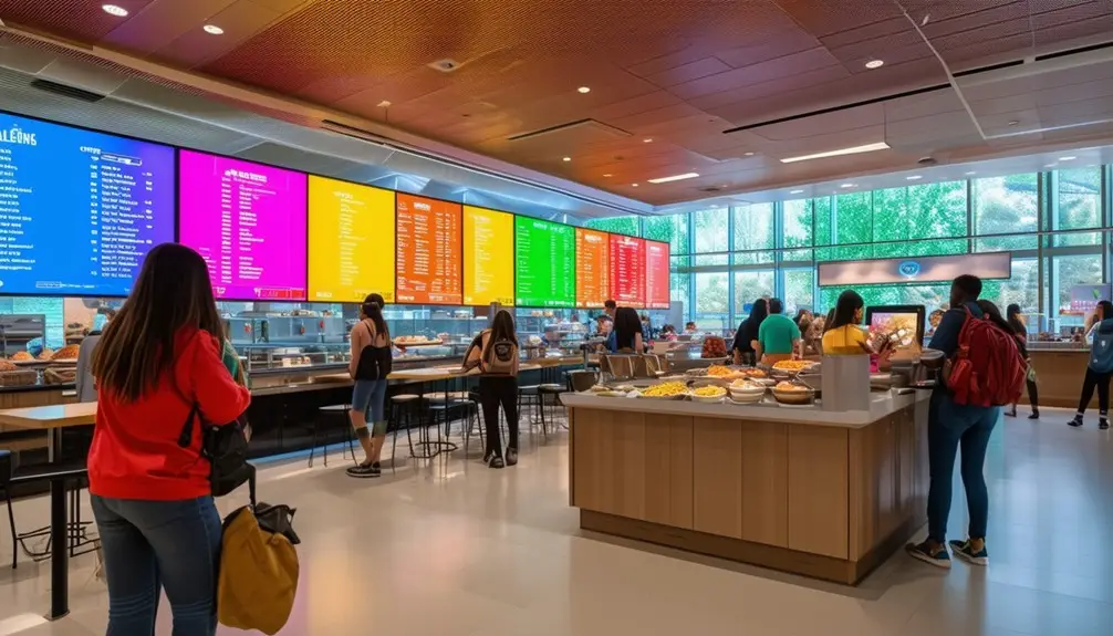 dynamic digital menu displays