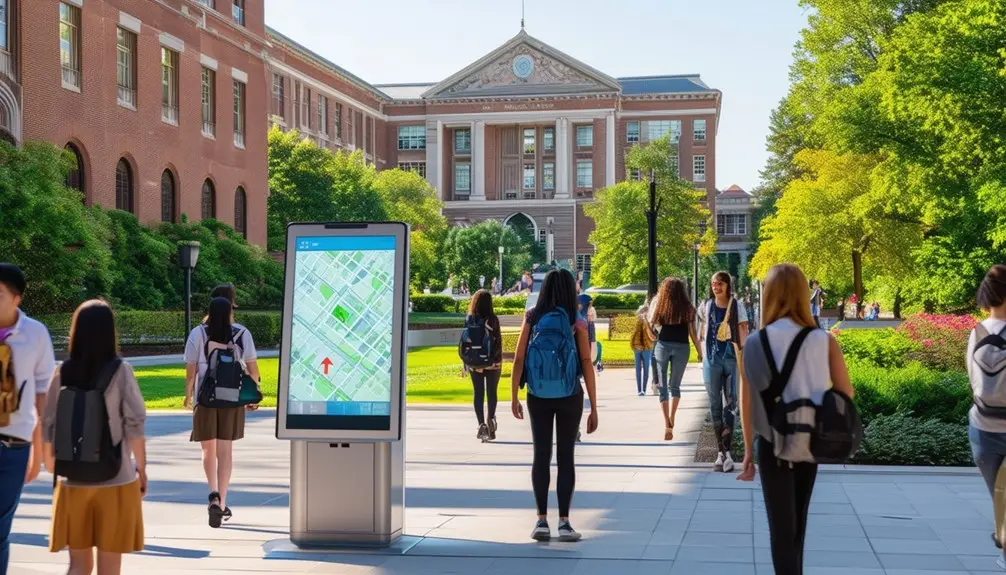 efficient campus navigation solution