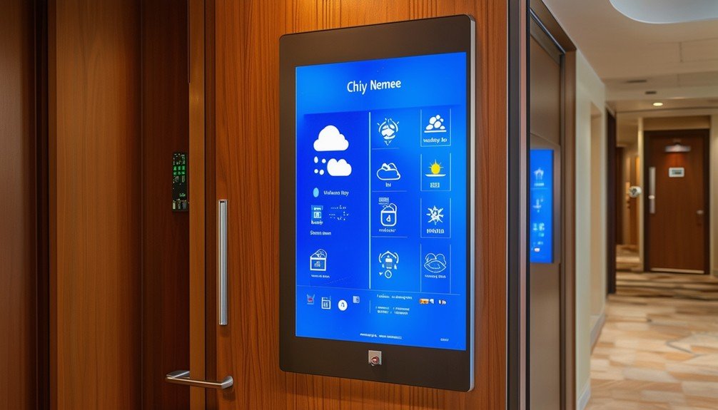 High-Tech Room Signage for Hotels 5 engaging digital interface technology