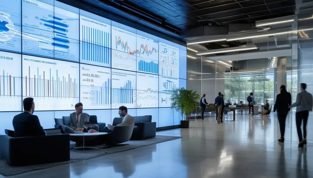 Real-Time Data Visualization on Corporate Signs 6 enhancing office communication channels