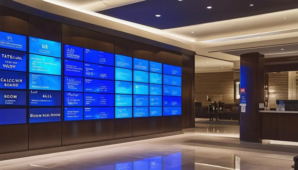 Hotel Digital Room Signs With Updates 4 event boards for readers