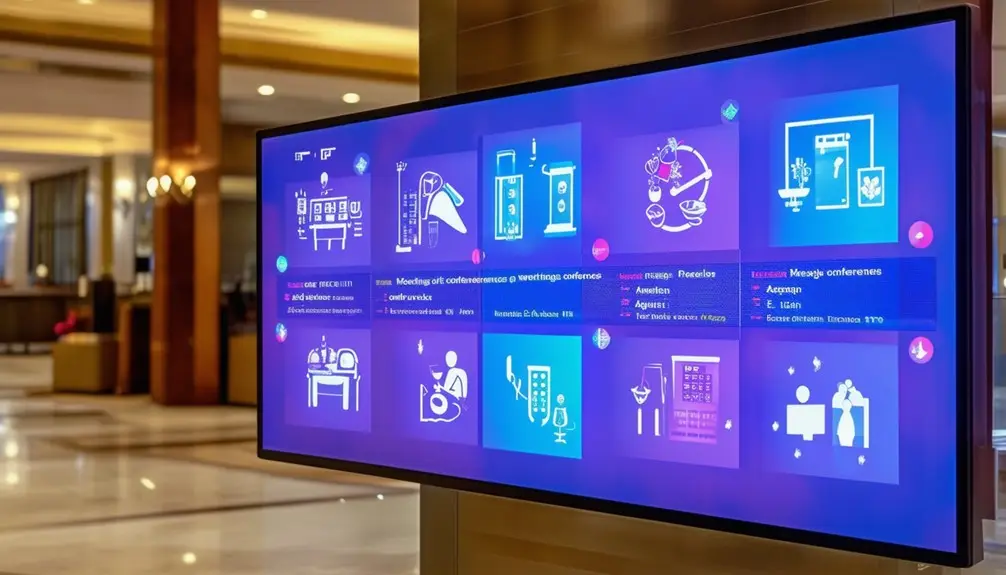 Digital Room Availability Signs for Hospitality 8 event schedule management system