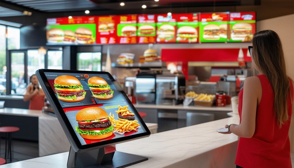 fast food menu demonstration