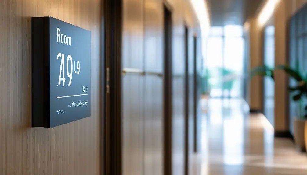 Efficient Hotel Room Signage Systems 6 financial planning and costs