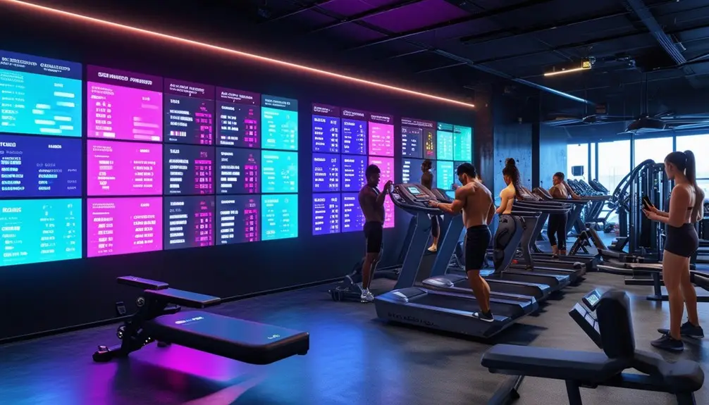 fitness center s digital tracking