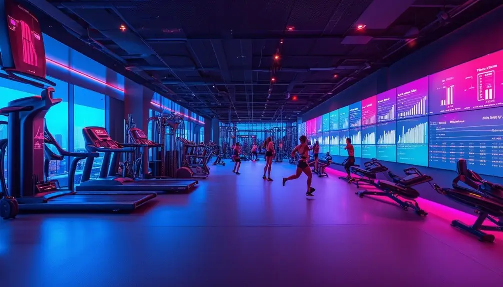 Fitness Center Health Progress Screens 3 fitness testing and analysis