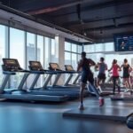 gym digital information displays