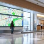 hospital wayfinding with screens