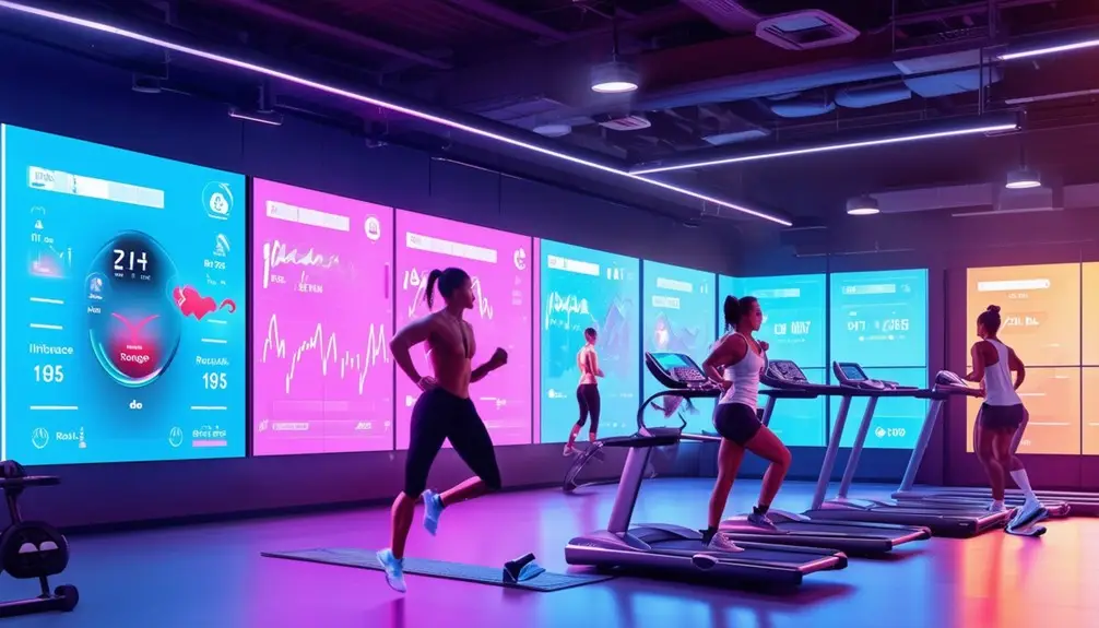 Interactive Fitness Tracking Screens 2 important details for selection