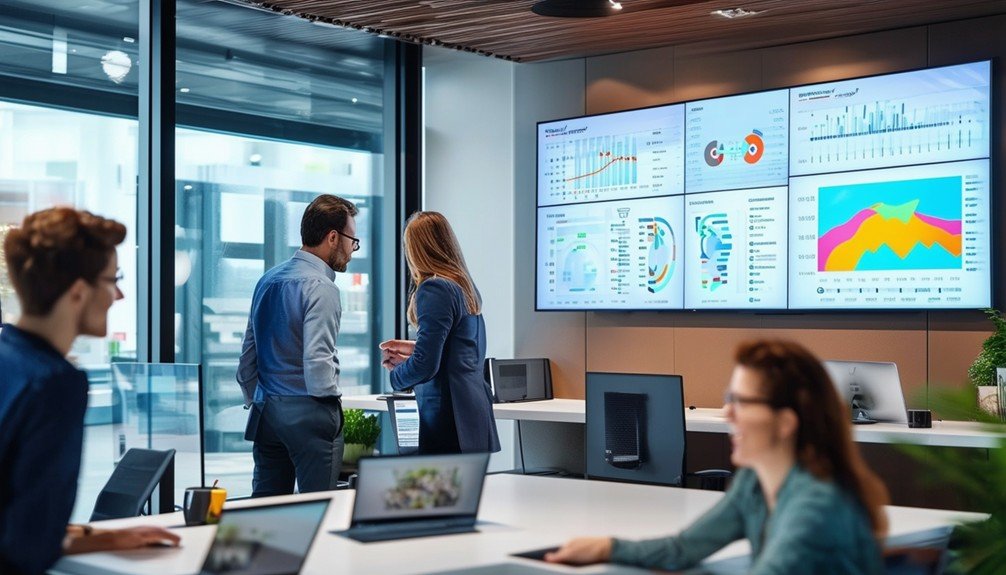Live Data Feeds for Office Digital Signage 1 incorporating live data seamlessly