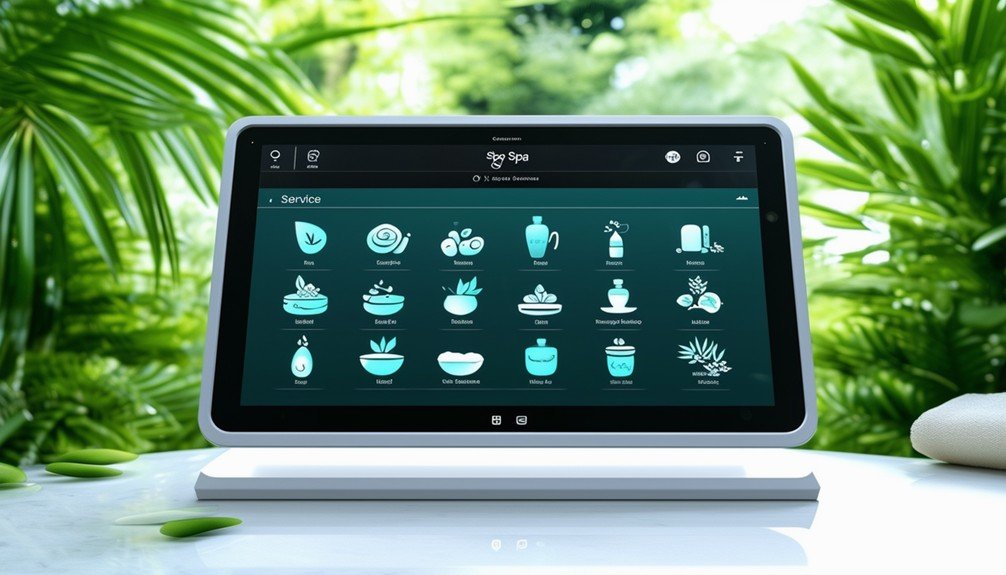 interactive spa directory kiosk