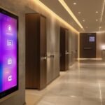 modern hotel room signs