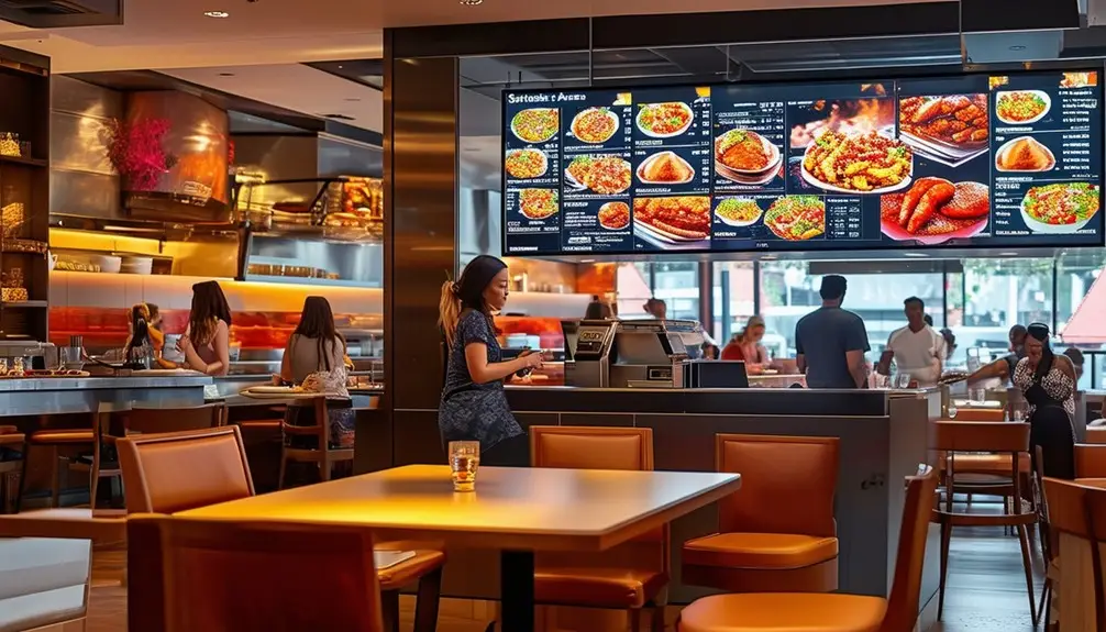 modernize restaurant signage displays