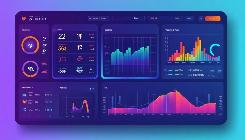 Digital Dashboards for Workout Metrics 1 nutrition and exercise data