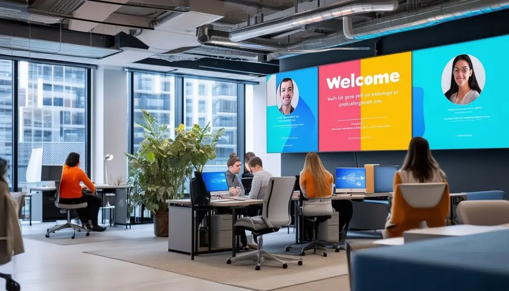 Mind-Blowing Ways Digital Signage Makes Meetings Obsolete! 5 onboarding and welcoming new employees