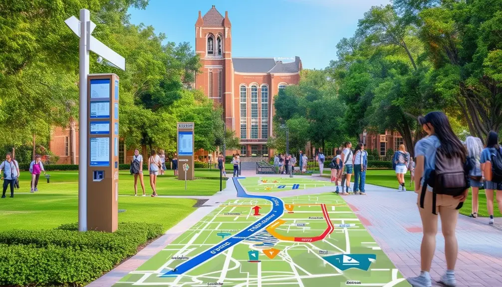 optimizing campus navigation systems