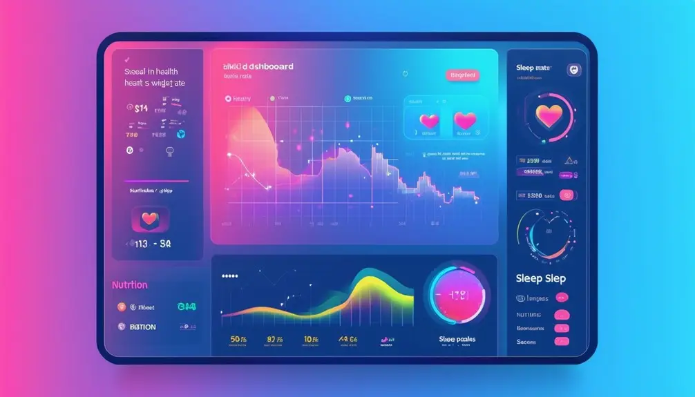 personalized health tracking screens