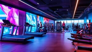 promoting fitness through screens