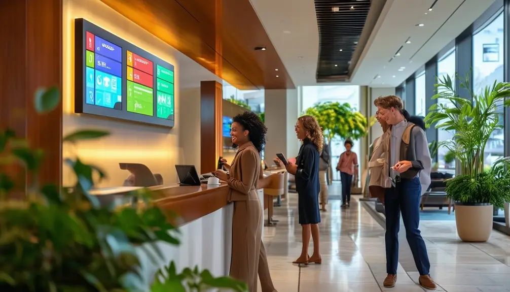 Hotel Digital Room Signs With Updates 1 provide exceptional guest service