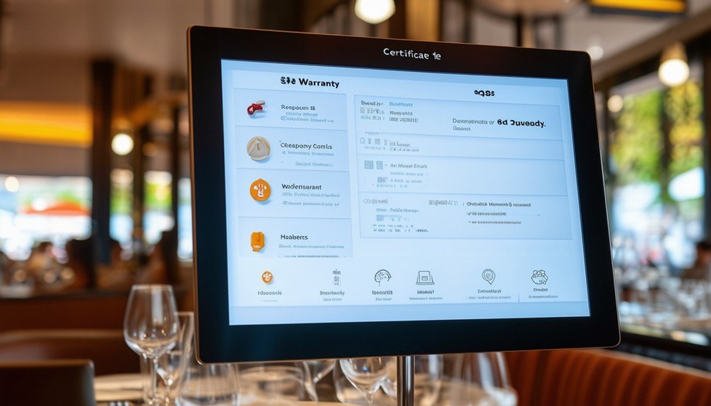 Is Your Restaurant Failing? This Touchscreen Strategy Is Changing Everything 5 safety and guarantee coverage