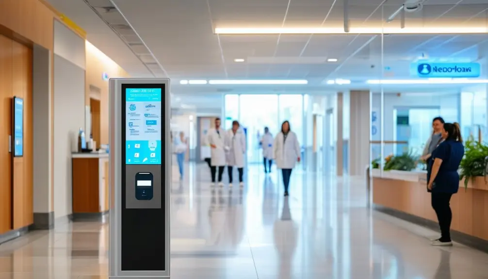 Patient and Visitor Management Kiosks 1 safety measures in place