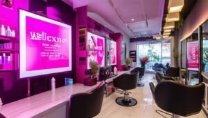 salon advertising with technology