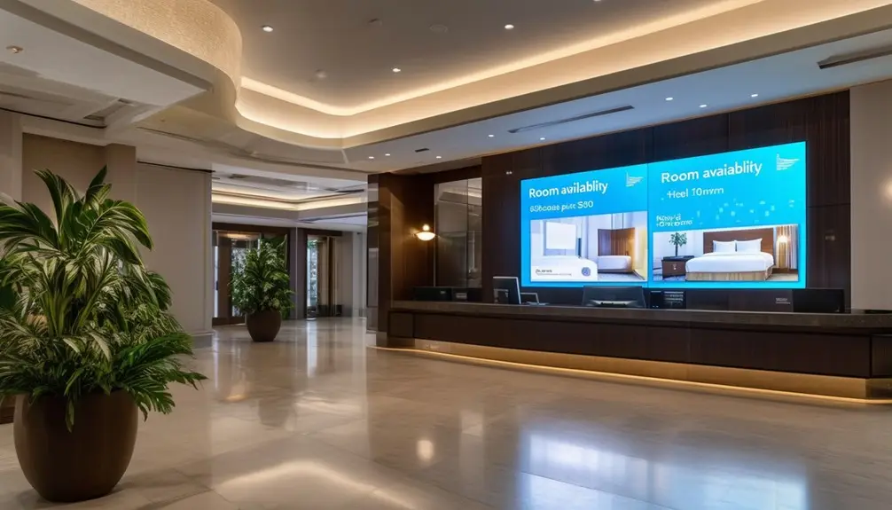 Digital Room Availability Signs for Hospitality 5 seamless pms integration solution
