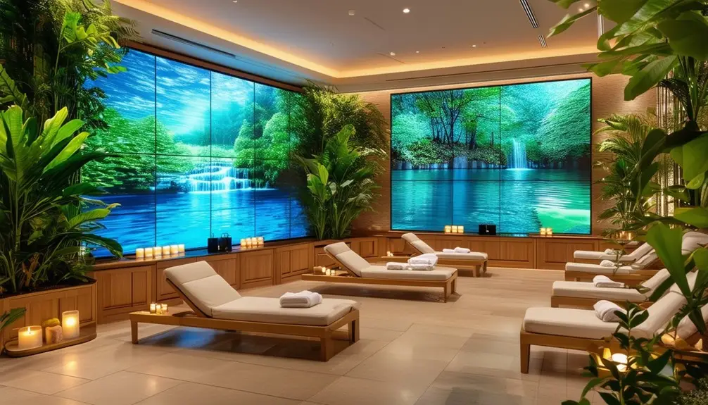 spa promotions on screens